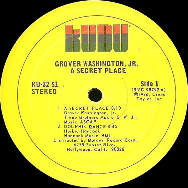 Grover Washington, Jr. - A Secret Place (Vinyl)