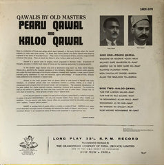 Pearu Qawal And Kaloo Qawal - Qawalis By Old Masters (Vinyl) Image