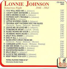 Lonnie Johnson (2) - Tomorrow Night (CD) Image