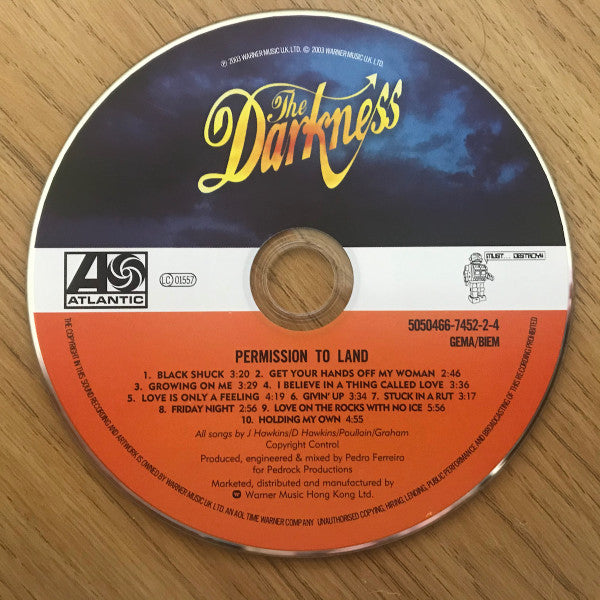 Darkness, The - Permission To Land (CD) Image