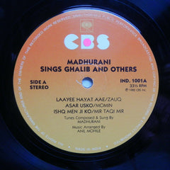 Madhurani - Madhurani Sings Ghalib And Others (Vinyl) Image