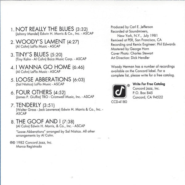 Woody Herman - Woody Herman Presents Volume 2...Four Others (CD)