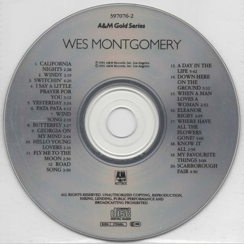 Wes Montgomery - Wes Montgomery (CD) Image