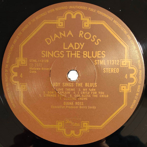 Diana Ross - Lady Sings The Blues (Original Motion Picture Soundtrack) (Vinyl) (2)