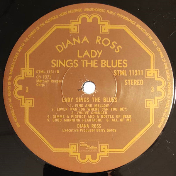 Diana Ross - Lady Sings The Blues (Original Motion Picture Soundtrack) (Vinyl) (2)