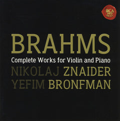 Johannes Brahms - Nikolaj Znaider, Yefim Bronfman - Complete Works For Violin And Piano (CD)