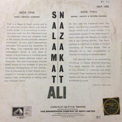 Ustad Nazakat Ali Khan & Ustad Salamat Ali Khan - Abhogi Kanada â€¢ Thumree (Vinyl) Image