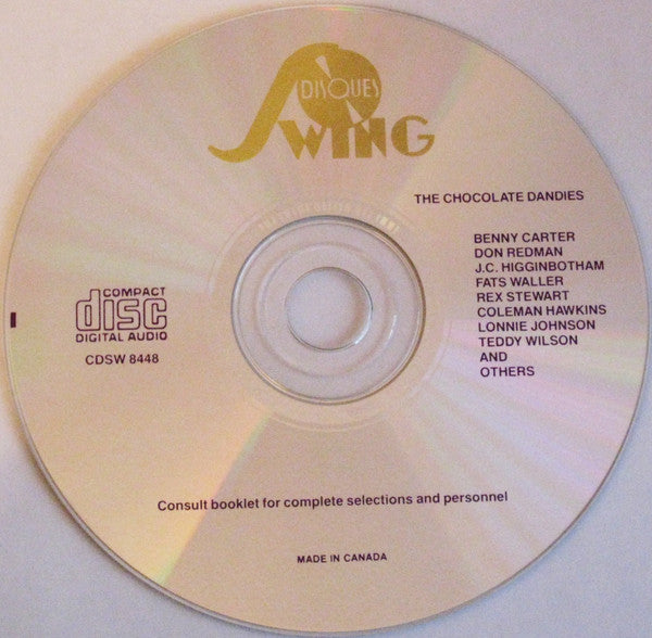 Chocolate Dandies, The - The Chocolate Dandies 1928-33 (CD) Image