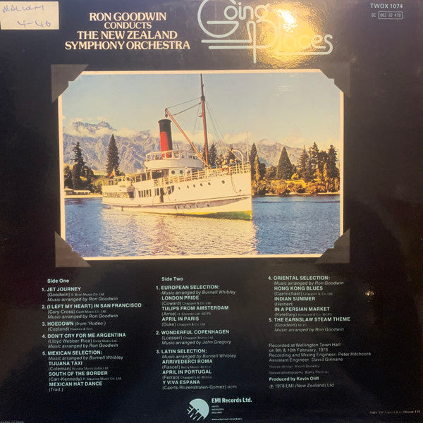 Ron Goodwin, New Zealand Symphony Orchestra, The - Going Places (Vinyl) Image