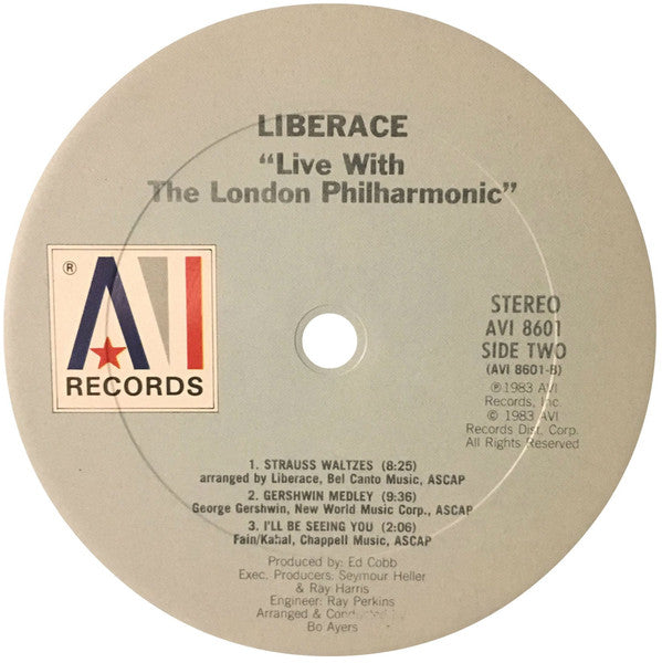 Liberace - Live With The London Philharmonic (Vinyl) Image