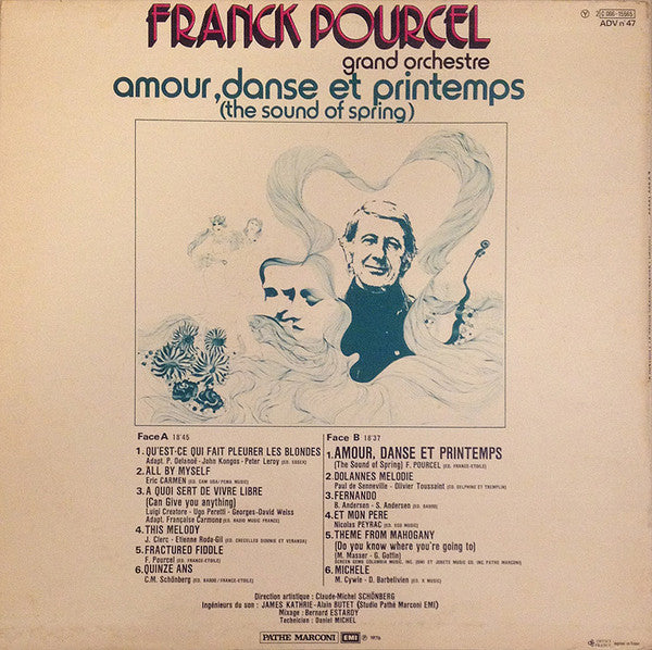 Franck Pourcel Et Son Grand Orchestre - Amour, Danse Et Printemps (The Sound Of Spring) (Vinyl)