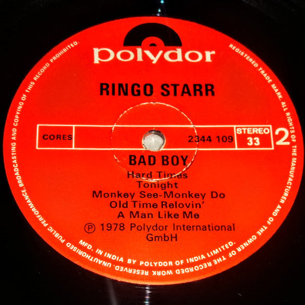 Ringo Starr - Bad Boy (Vinyl)