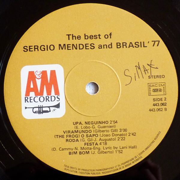 Sérgio Mendes & Brasil '77 - The Best Of Sergio Mendes & Brasil '77 (Vinyl) (2)