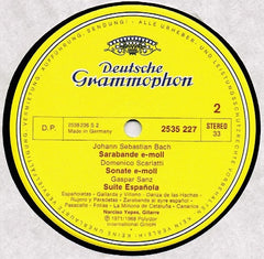 Narciso Yepes - Johann Sebastian Bach, Sylvius Leopold Weiss, Domenico Scarlatti, Gaspar Sanz - Barock Musik (Vinyl) Image