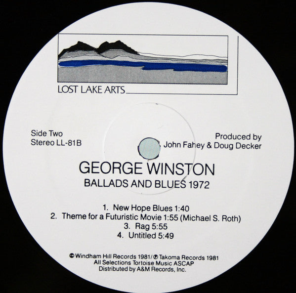 George Winston - Ballads And Blues 1972 (Vinyl) Image