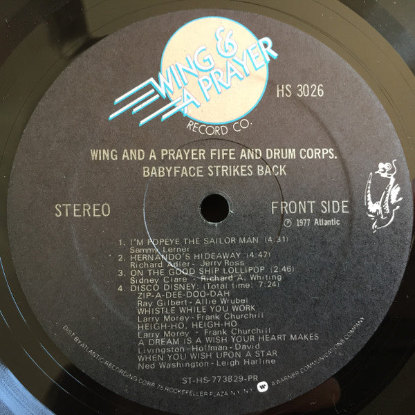 Wing And A Prayer Fife And Drum Corps. - Babyface Strikes Back (Vinyl) Image