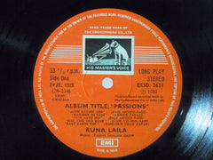 Runa Laila - Great Ghazals- Runa Laila Style "Passions" (Vinyl) Image