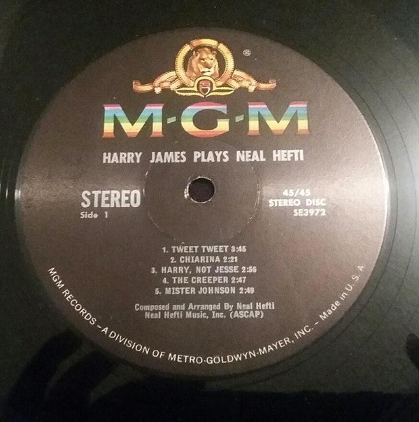 Harry James (2) - Harry James Plays Neal Hefti (Vinyl)