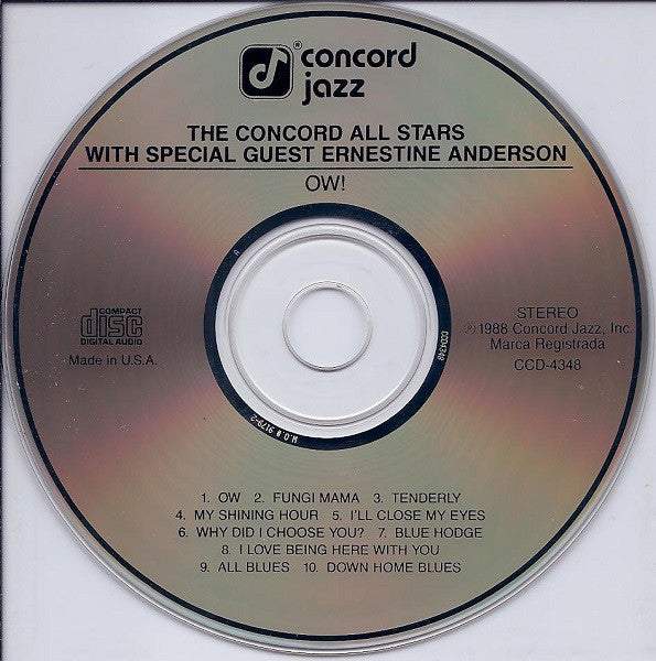 Concord All Stars, The With Special Guest Ernestine Anderson - Ow! (CD)