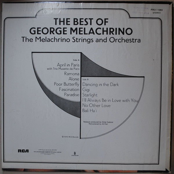 Melachrino Strings And Orchestra, The - The Best Of George Melachrino (Vinyl) Image