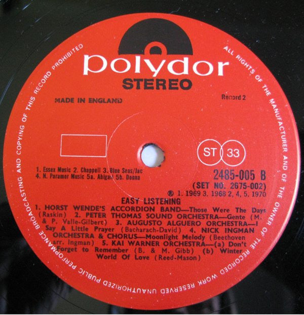 Various - Easy Listening (Vinyl) (2)