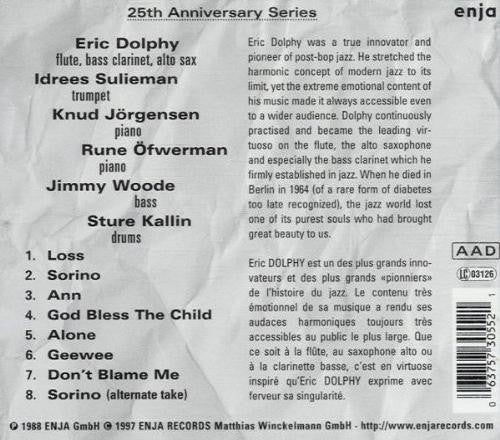 Eric Dolphy - Stockholm Sessions (CD) Image