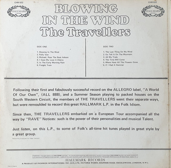 Travellers (5), The - Blowing In The Wind (Vinyl)