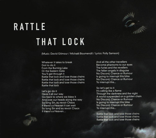 David Gilmour - Rattle That Lock (CD)