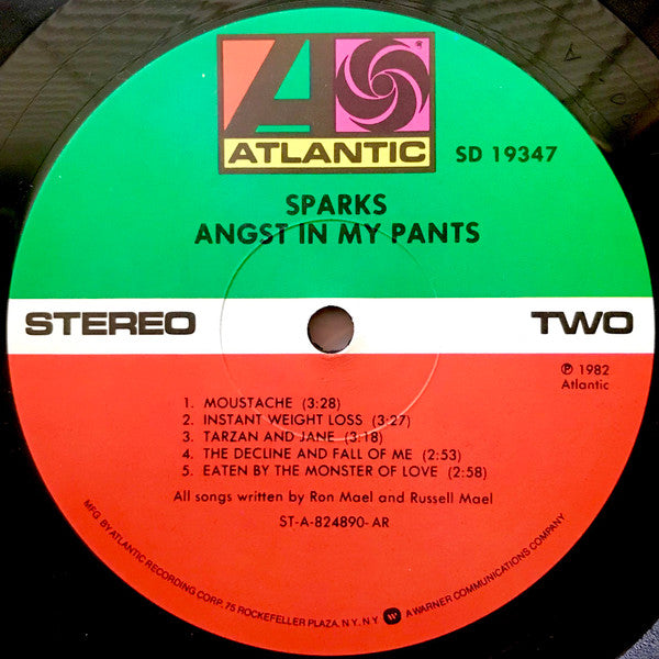 Sparks - Angst In My Pants (Vinyl) Image