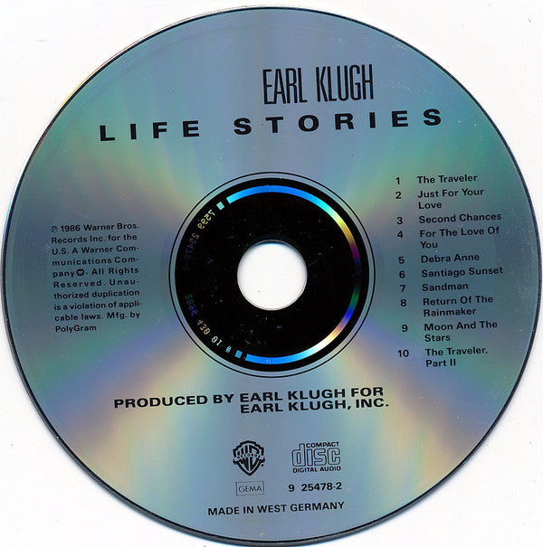 Earl Klugh - Life Stories (CD) Image