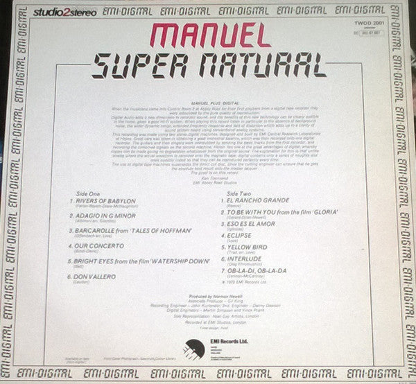 Manuel And His Music Of The Mountains - Super Natural (Vinyl)