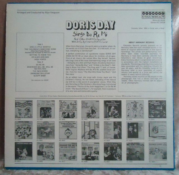 Doris Day With Jimmy Joyce Children's Chorus, The - Sings Do Re Mi (Vinyl) Image