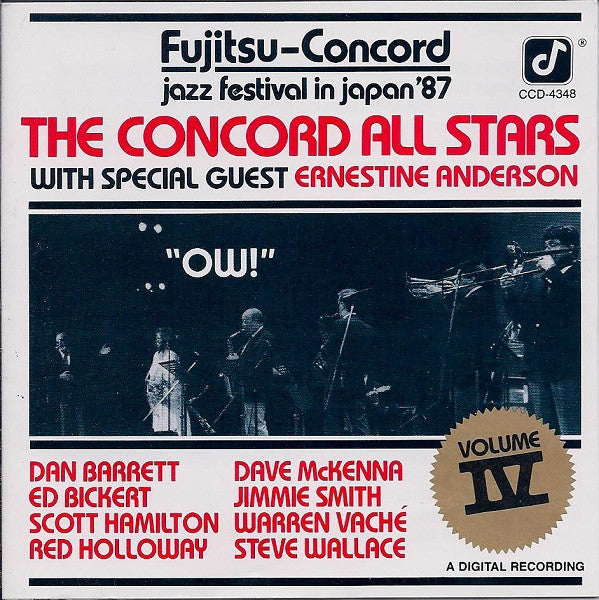 Concord All Stars, The With Special Guest Ernestine Anderson - Ow! (CD)