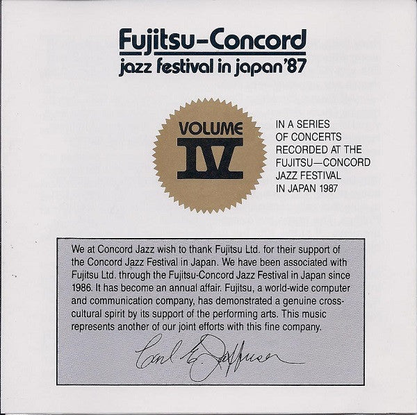 Concord All Stars, The With Special Guest Ernestine Anderson - Ow! (CD)
