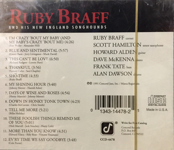 Ruby Braff & His New England Songhounds - Volume One (CD) Image