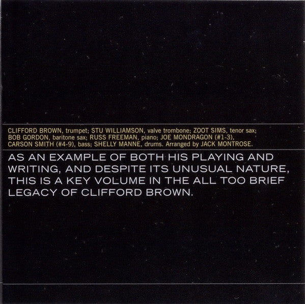 Clifford Brown featuring Zoot Sims - Jazz Immortal (CD)
