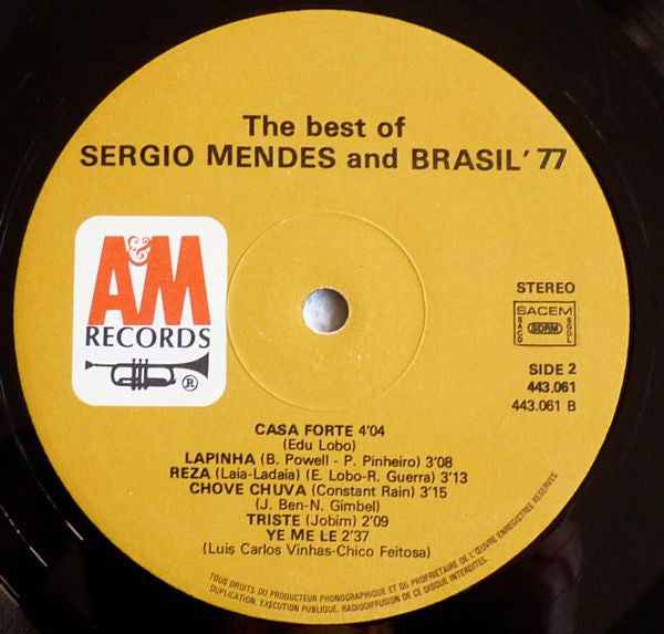 Sérgio Mendes & Brasil '77 - The Best Of Sergio Mendes & Brasil '77 (Vinyl) (2)