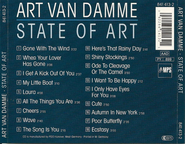 Art Van Damme - State Of Art (CD) Image
