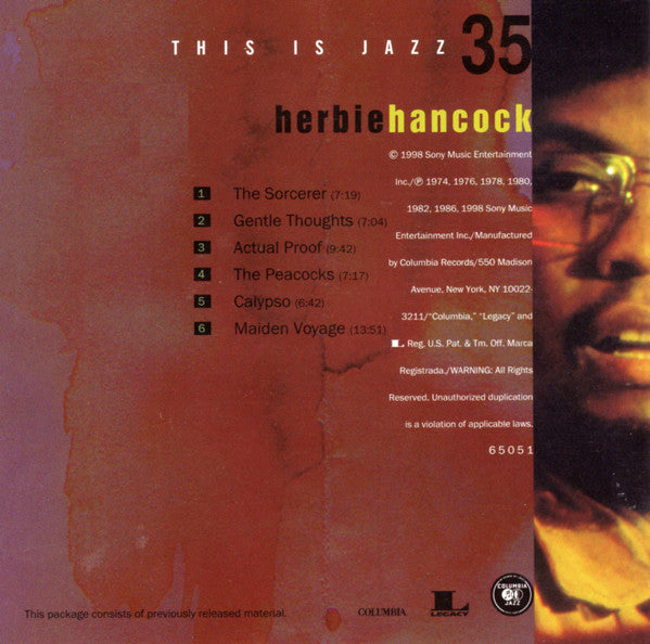 Herbie Hancock - Herbie Hancock (CD) Image
