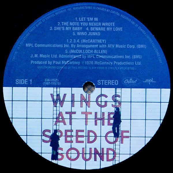 Wings (2) - At The Speed Of Sound (Vinyl)