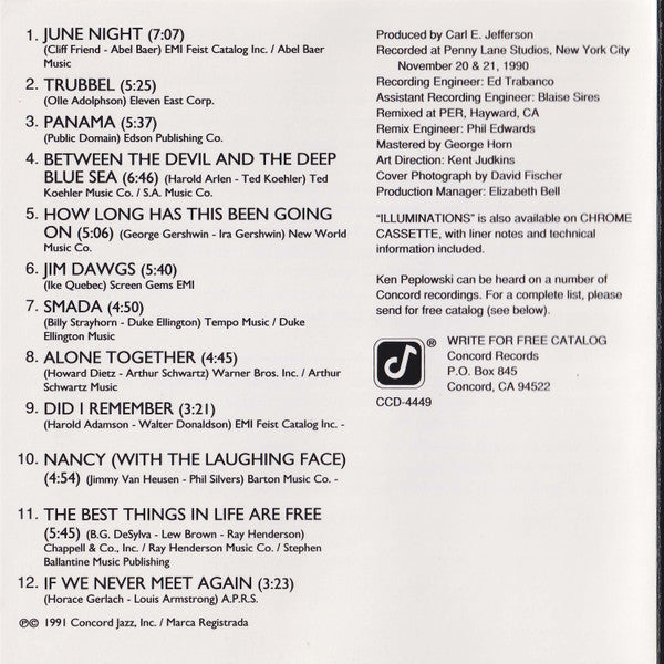 Ken Peplowski Quintet, The - Illuminations (CD)
