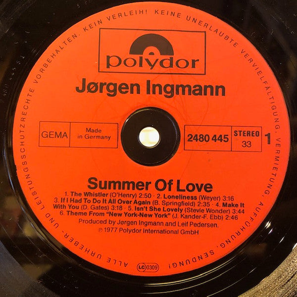 JÃ¸rgen Ingmann - Summer Of Love (Vinyl) Image