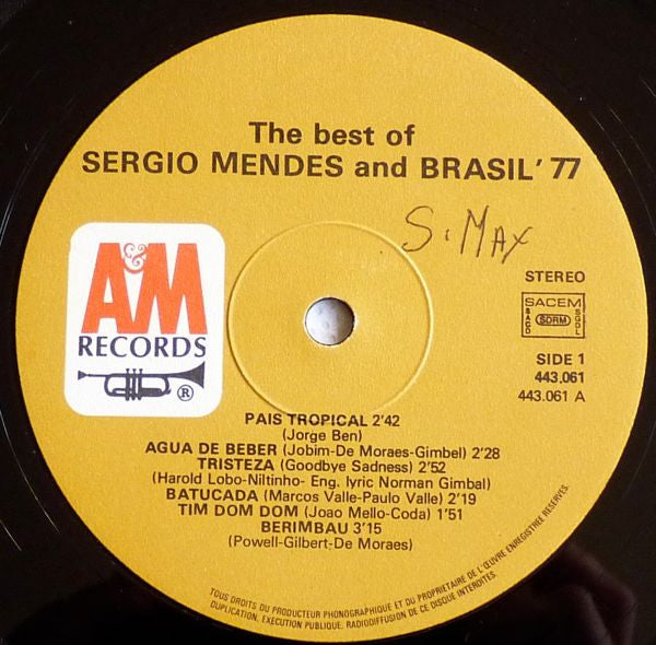 Sérgio Mendes & Brasil '77 - The Best Of Sergio Mendes & Brasil '77 (Vinyl) (2)