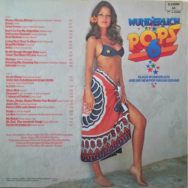 Klaus Wunderlich - Wunderlich Pops 6 (Klaus Wunderlich And His New Pop Organ Sound) (Vinyl)