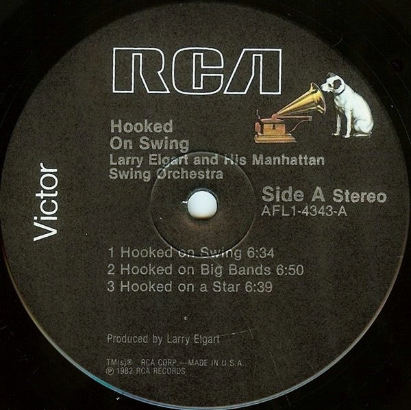 Larry Elgart And His Manhattan Swing Orchestra - Hooked On Swing (Vinyl) Image
