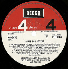 Maurice Larcange - Paris For Lovers (Vinyl) Image