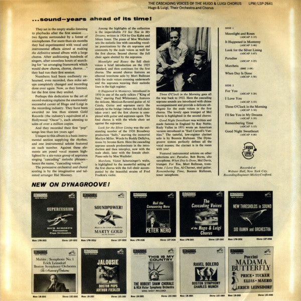 Hugo & Luigi Chorus - The Cascading Voices Of The Hugo & Luigi Chorus (Vinyl) Image
