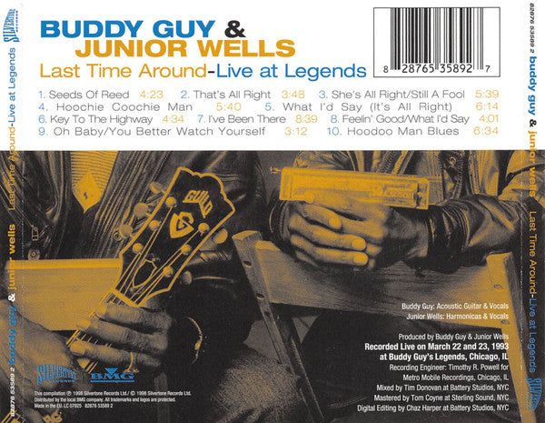 Buddy Guy & Junior Wells - Last Time Around - Live At Legends (CD)