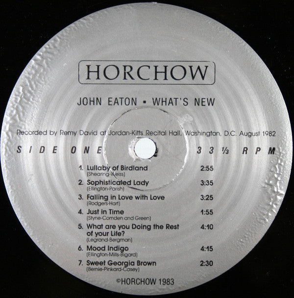 Johnny Eaton - What's New (Vinyl)