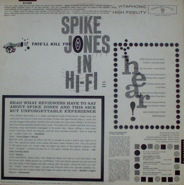 Spike Jones And The Band That Plays For Fun - Spike Jones In Stereo (Vinyl) Image